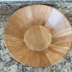 Natural Wood Dining Bowl